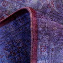 Purple Overdyed Wool Runner - 2' 7" x 10' 8"