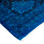 Blue Overdyed Wool Rug - 9' 2" x 12' 3"