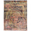 Multicolored Alchemy Transitional Silk Wool Blend Rug - 7'10" x 8'10"
