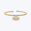 14K Yellow Gold Tubogas Charm Bracelet 7"