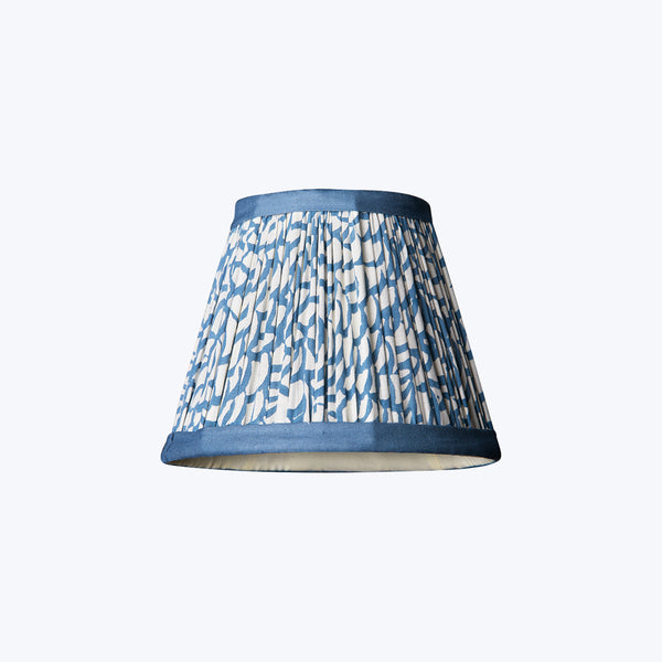 7" Pendant Lamp Cotton Shade Turkish Blue Fishscales