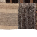 Brown Patchwork Wool Rug - 9'8" x 13'3" Default Title