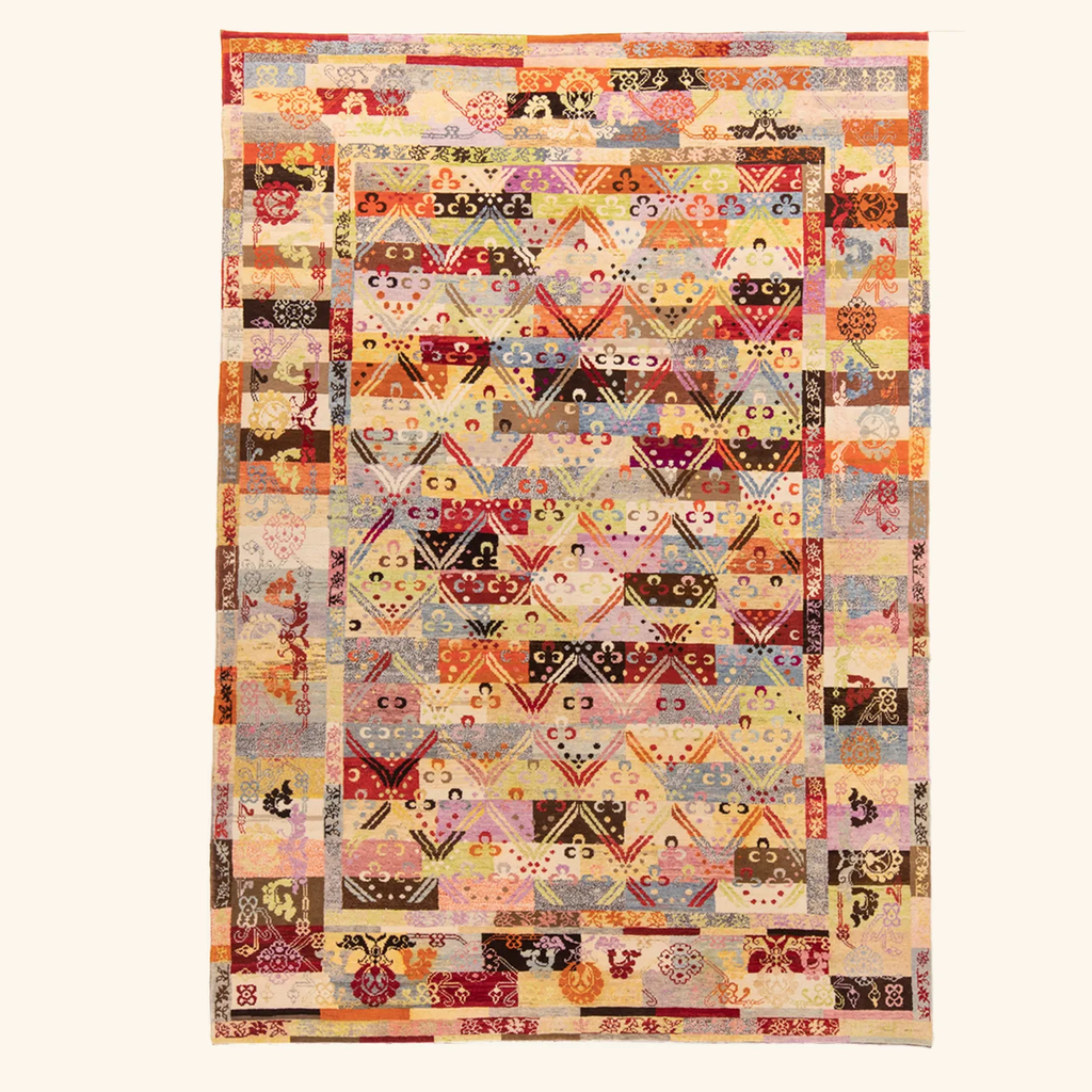 Multicolored Vintage Traditional Wool Rug 8 2 X 11 4 Abc Carpet multicolored-vintage-traditional-wool-rug-8-2-x-11-4-abc-carpet