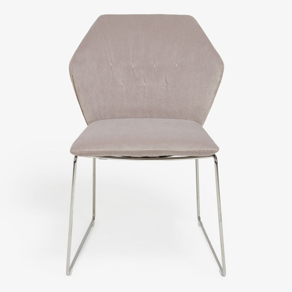 New York Sedia Dining Chair, Aston Velvet