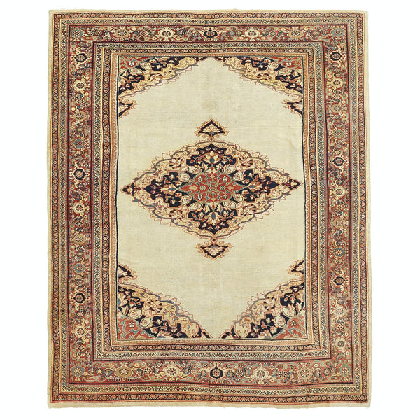 Exquisite Oriental rug showcasing intricate designs with vibrant color palette.
