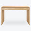 Minimalist wooden desk with clean lines and versatile design.