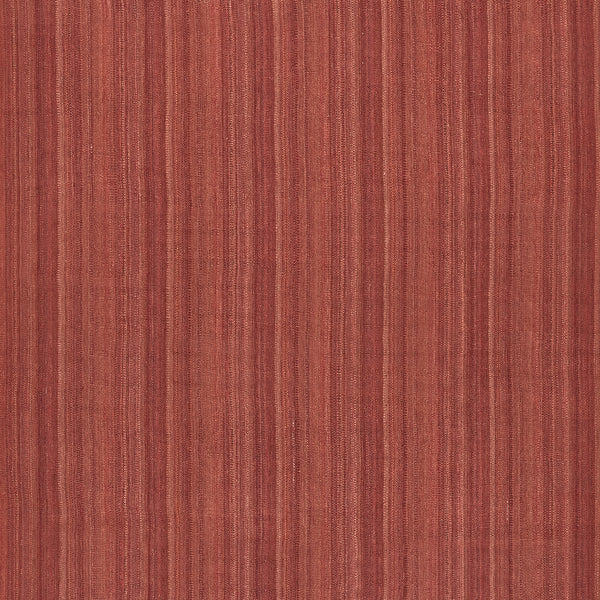 Rich red fabric with tight weave and subtle striped effect.
