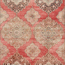 Exquisite, high-quality rug with ornate medallion pattern in warm hues