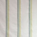 Decorative off-white fabric with vertical double striped chain patterns.