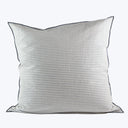 Striped patterned pillow with soft texture, perfect for comfort.