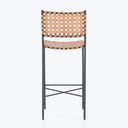 Woven Leather Bar Stool Default Title