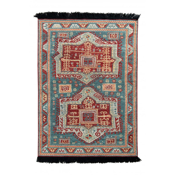 Traditional Wool Rug - 5'3" x 7'4" Default Title