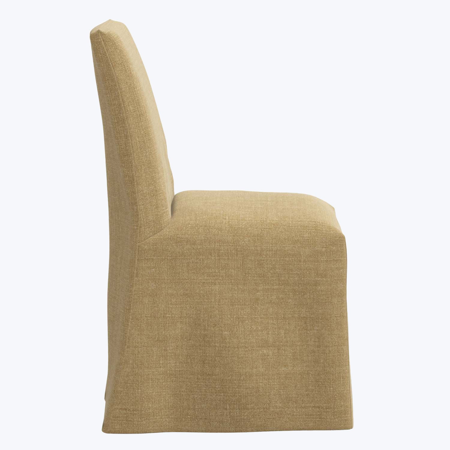 Linen Slipcover Dining Chair-Yolk