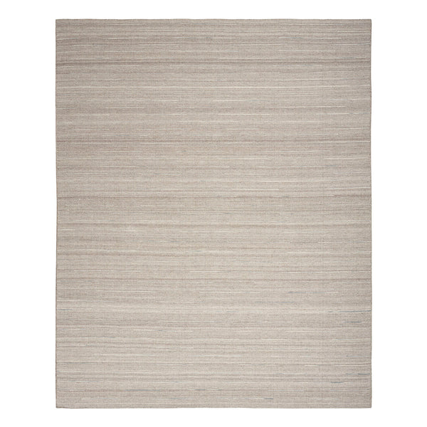 Modern Flatweave Rug - Grey 10' x 14'