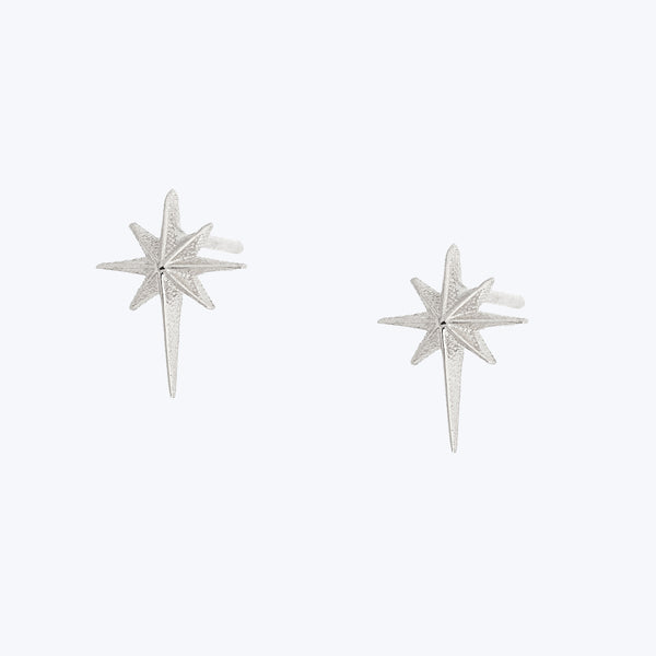 Pair of Itty Bitty Stars Sterling Silver