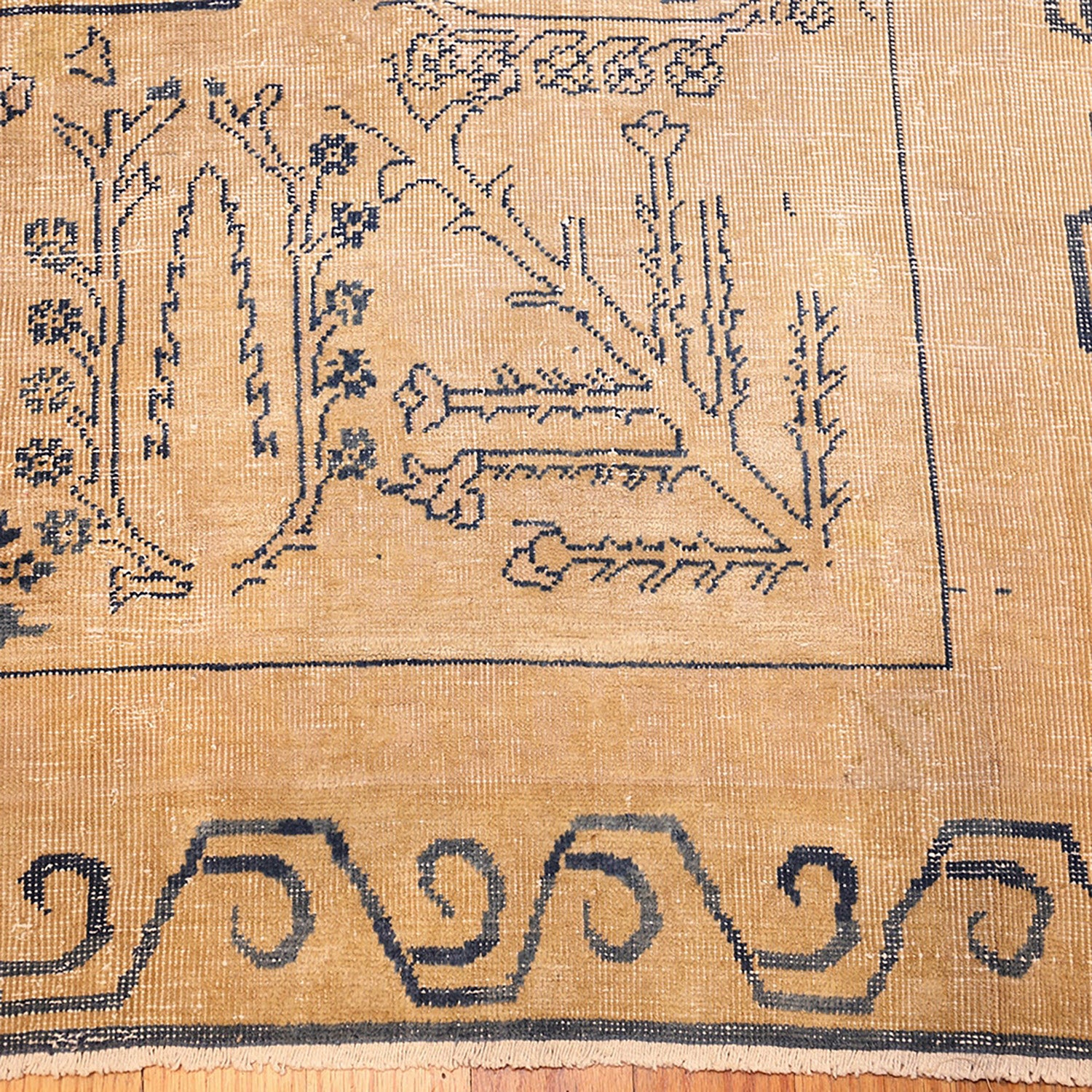 Large Antique Indian Carpet - 10'10" x 18'6" Default Title