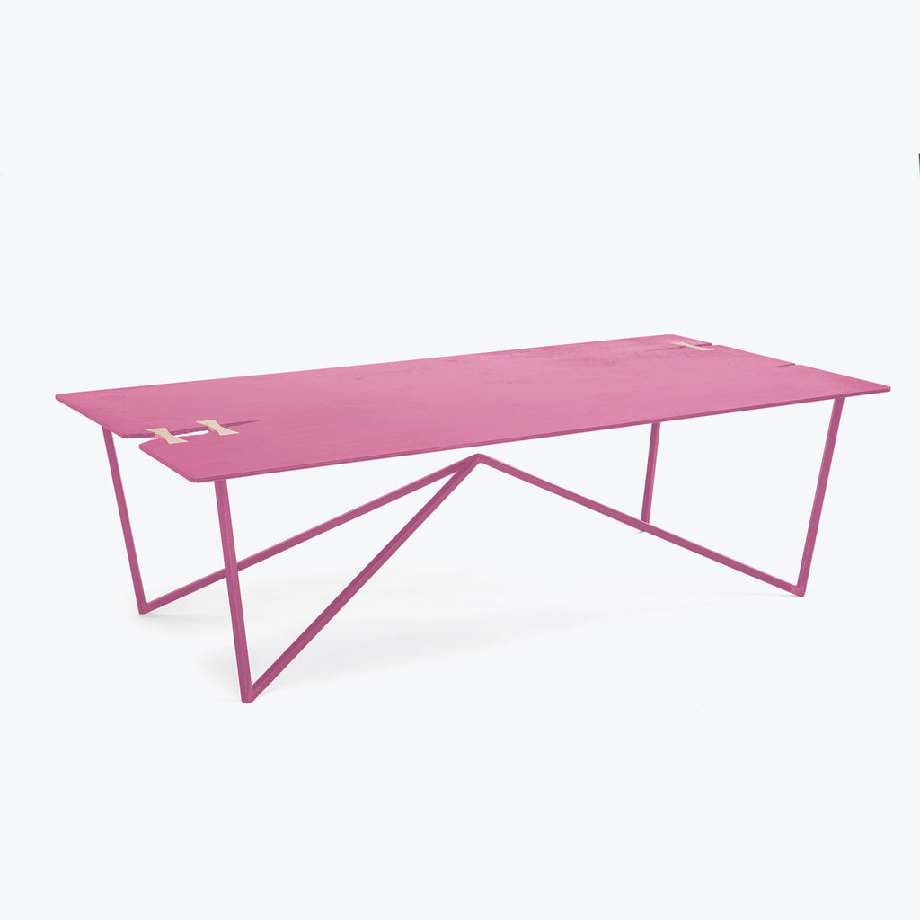 Steel Forest Coffee Table Vivid Pink