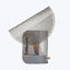 Transparent face shield with semi-circular brim for protective headwear.