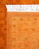 Orange Overdyed Wool Rug - 10' x 13'10"