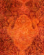 Orange Overdyed Wool Rug - 8'1" x 10'9"