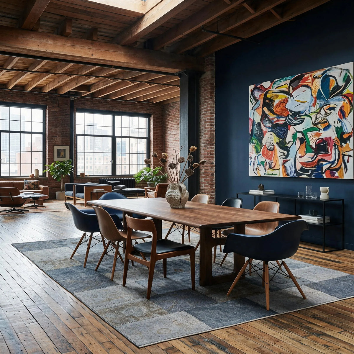Furnishing a Brooklyn Loft vs. a Manhattan Prewar Apartment: A Rug & Furniture Guide