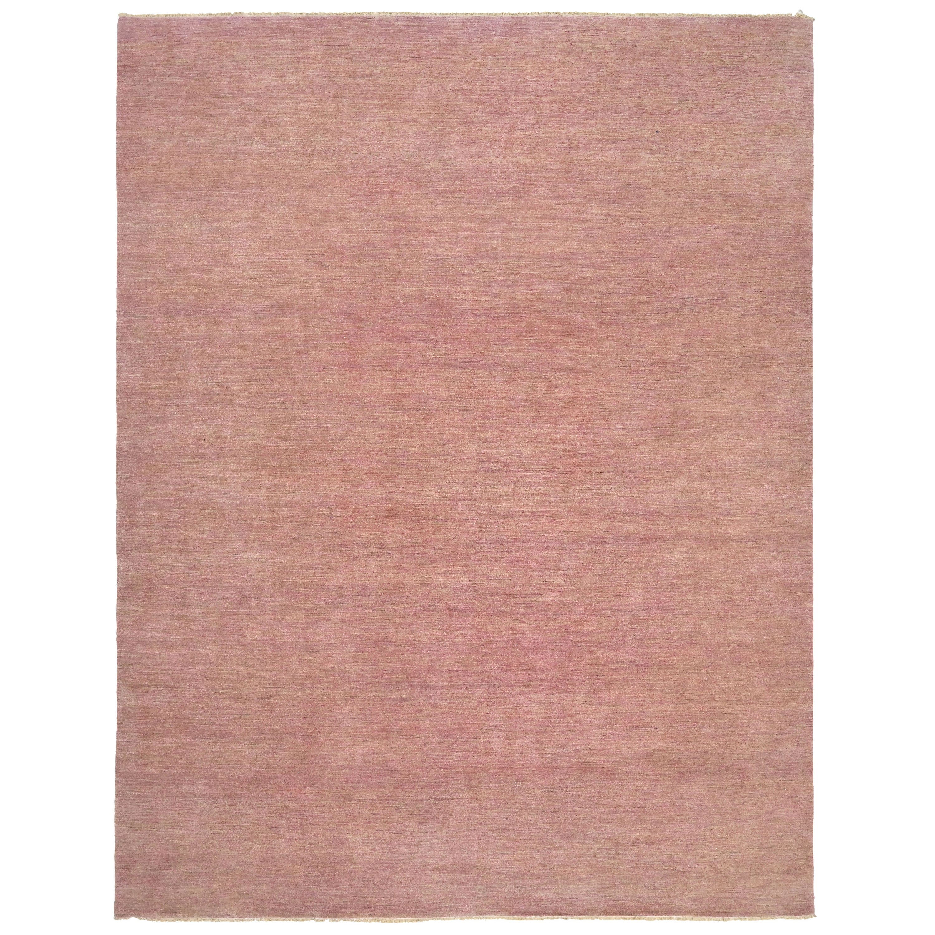 Distressed Solid Wool Area Rug - 9' x 12'