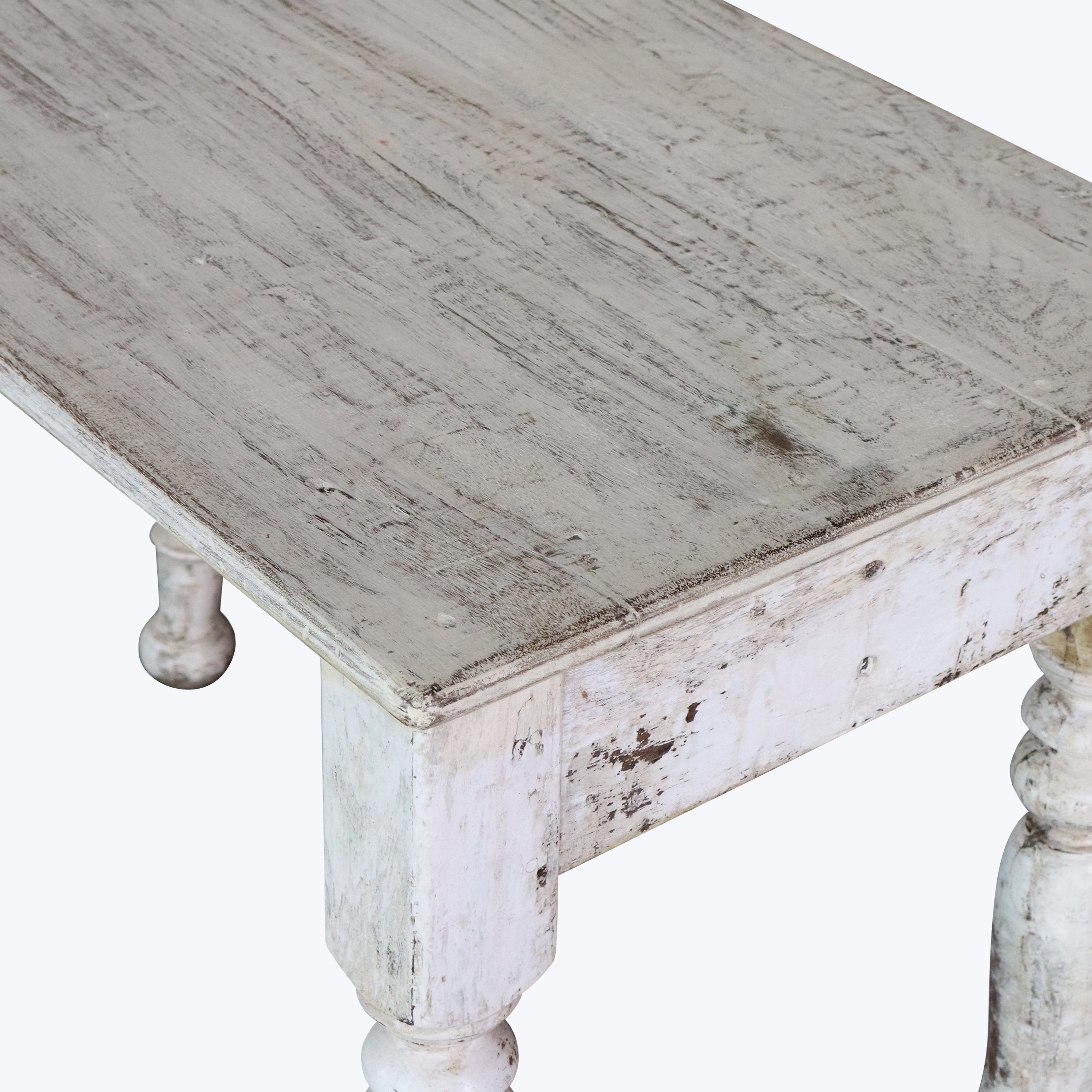 Vintage Wooden Carved Table - Thumbnail 4