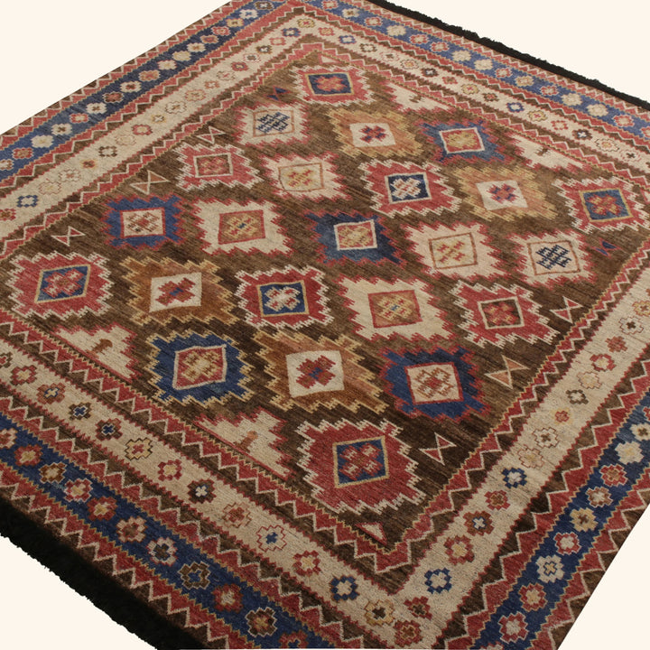 Transitional Tribal Rug - 9'3" x 10'3" Default Title