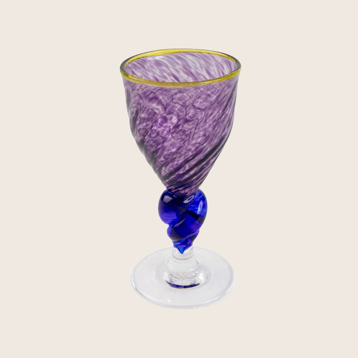 Sea Amethyst Cordial Glass