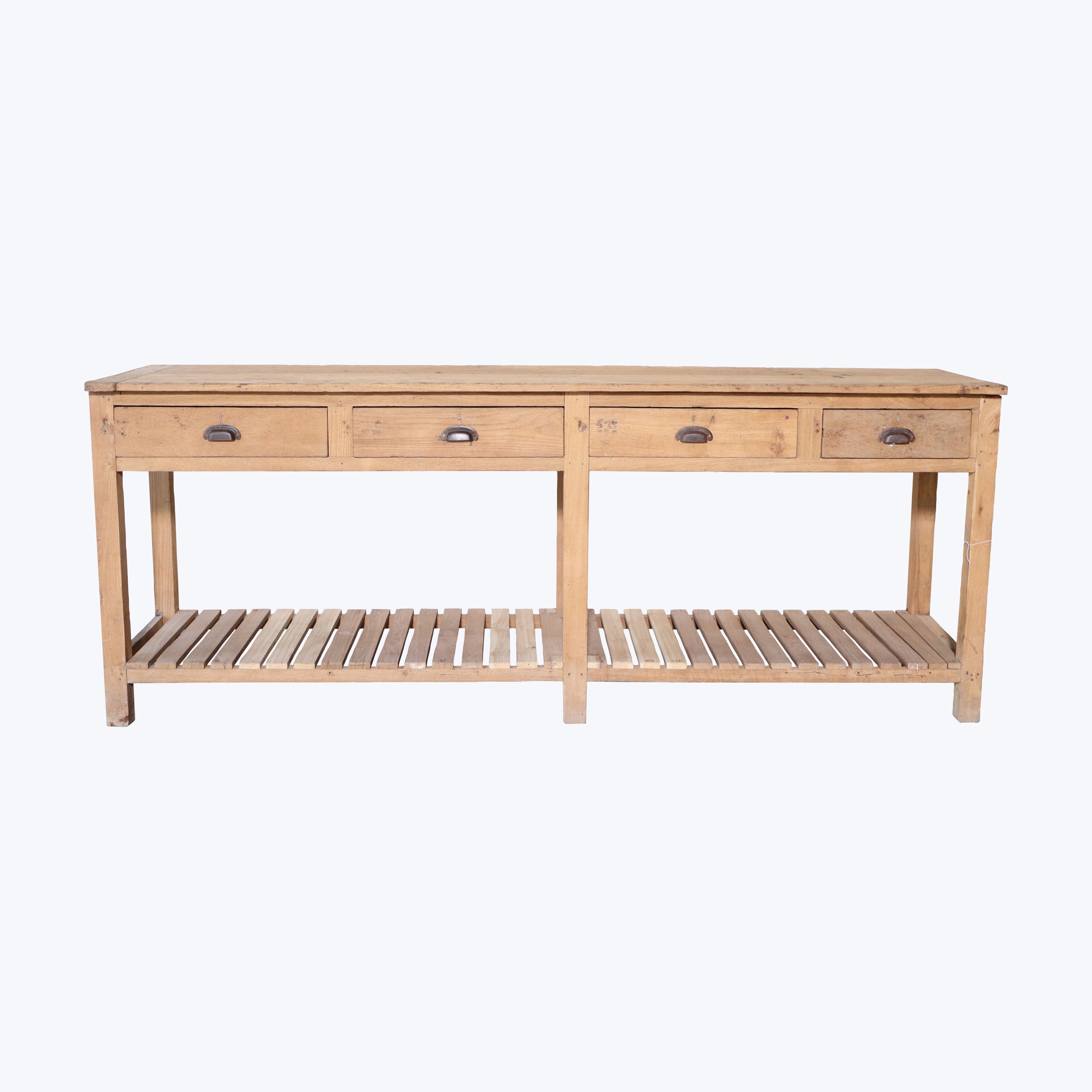 Vintage Wood Console - Thumbnail 2