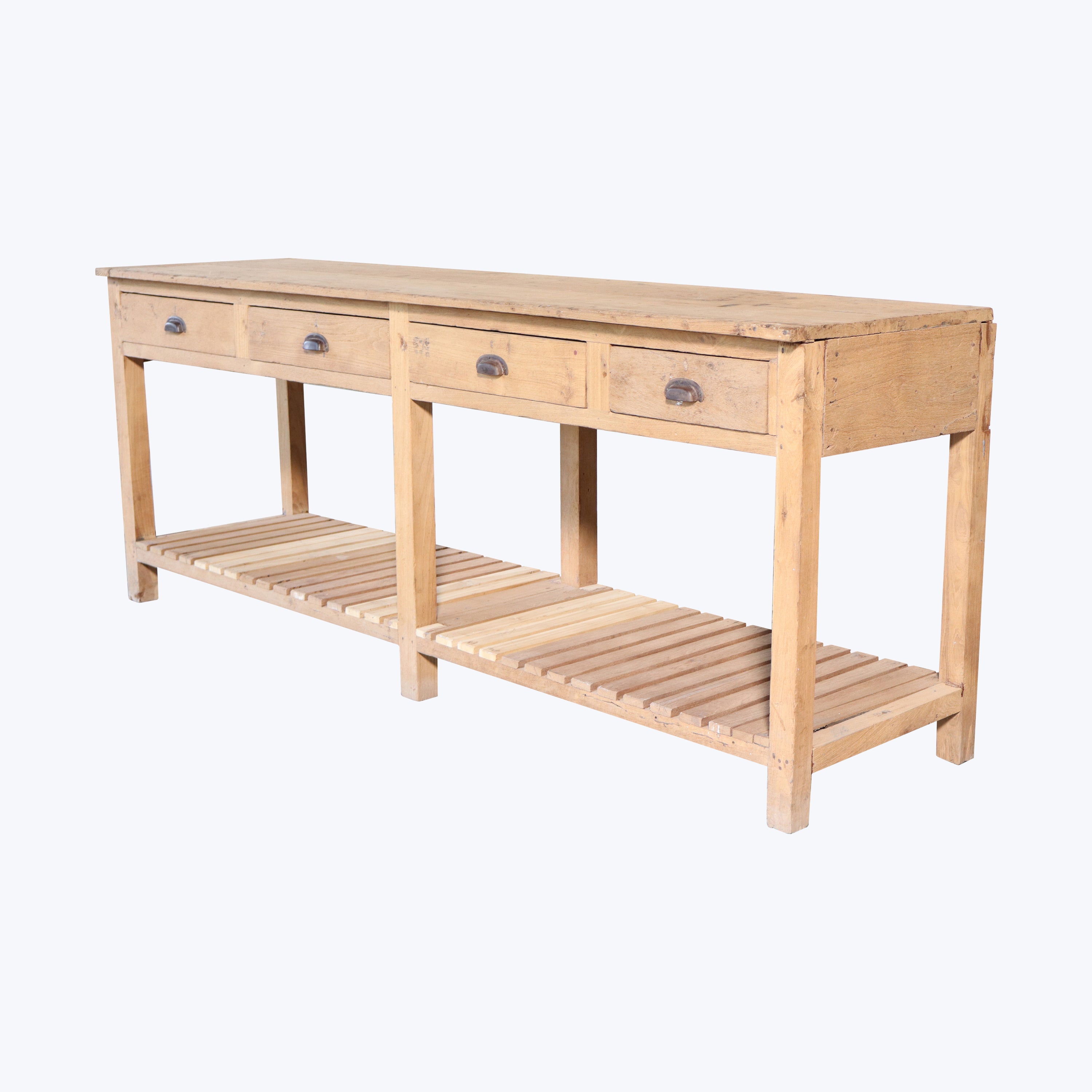 Vintage Wood Console