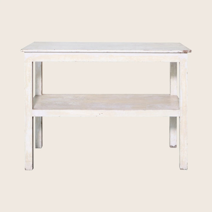 Vintage Pale Pink Console Table