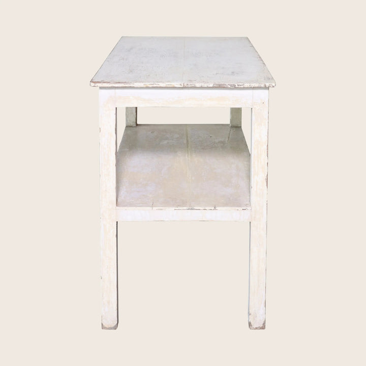 Vintage Pale Pink Console Table