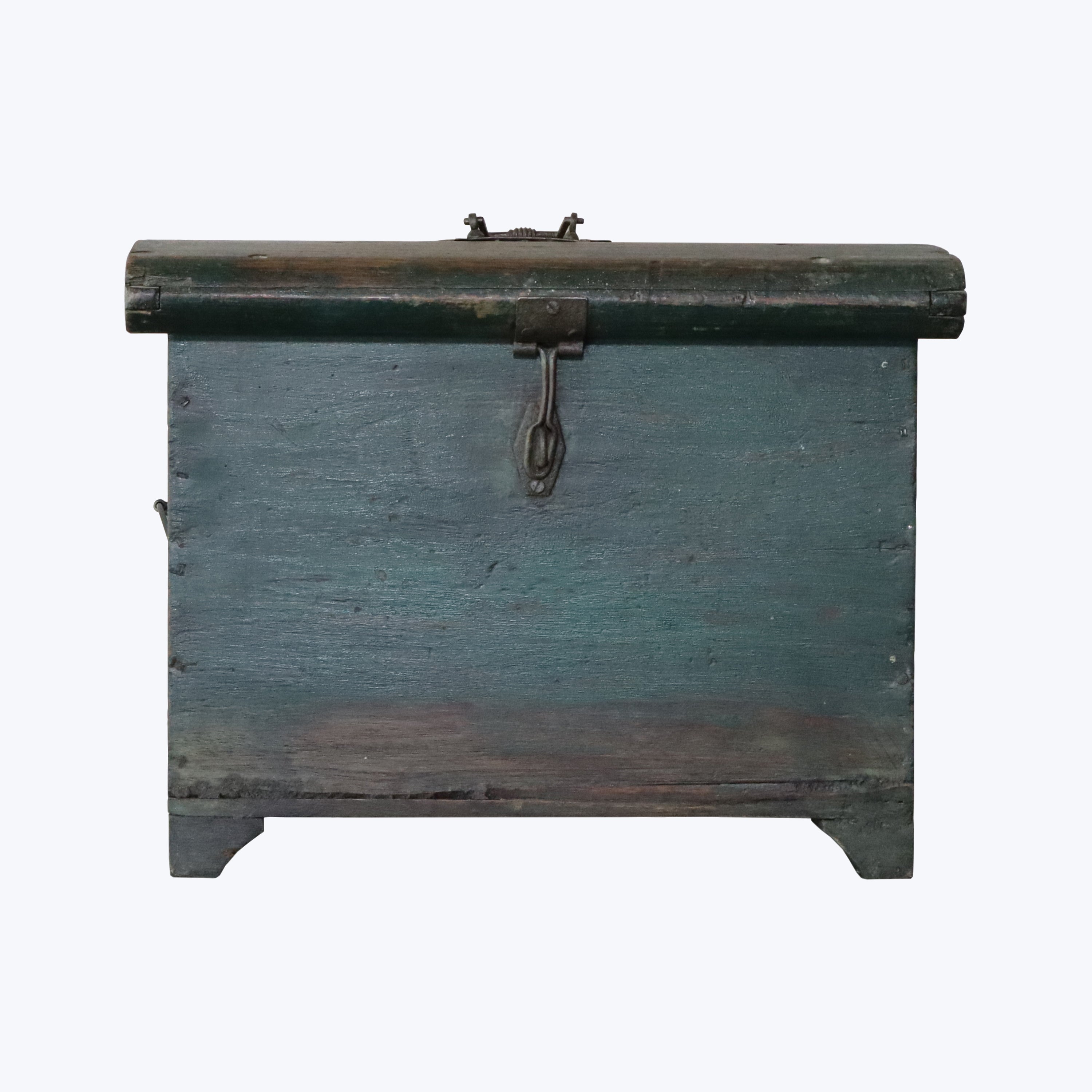 Vintage Dark Teal Trunk - Thumbnail 2