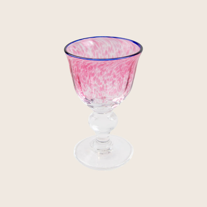 Coral Sun Cordial Glass