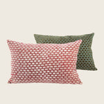 Hello Silk Velvet Lumbar Pillow
