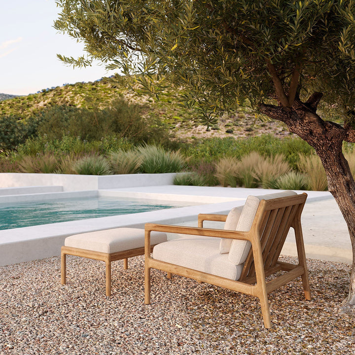 Teak Jack Outdoor Footstool