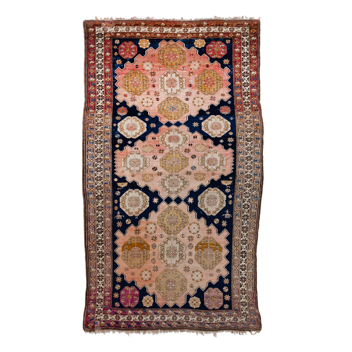 Orange Traditional Wool Rug - 6'2" x 11'3"