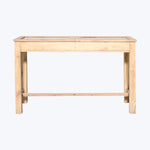 Bleached Wood Showcase Table