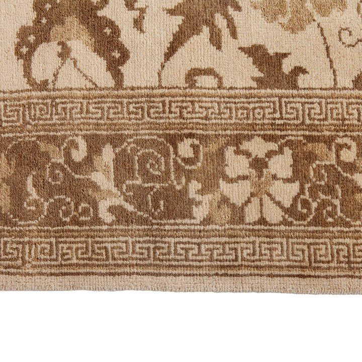 Chi Lotus Beige Wool Rug - 8' x 10' Default Title
