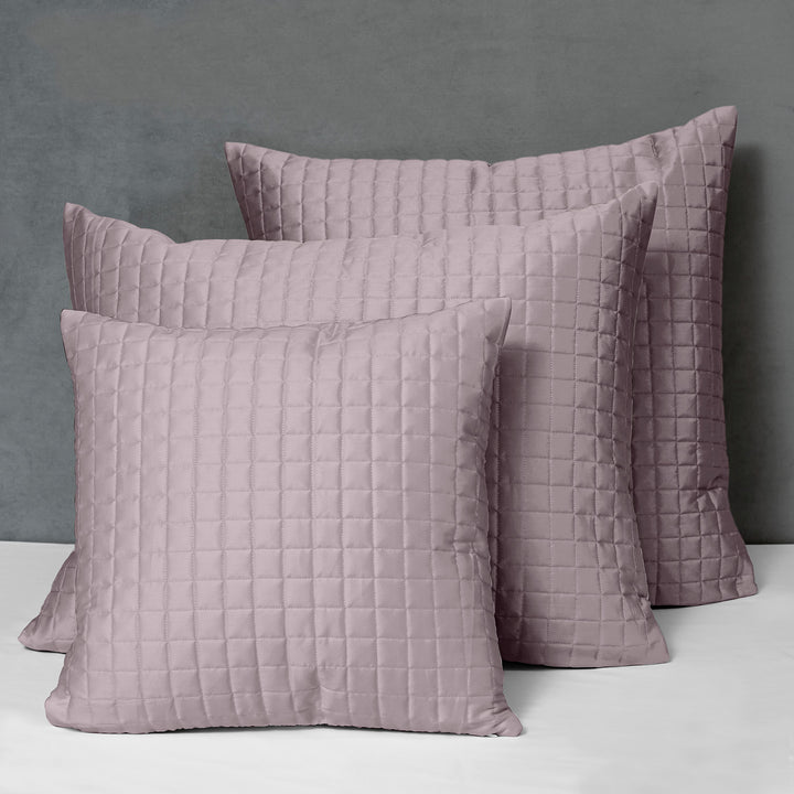 Masaccio Quilted Sham Euro / Thistle