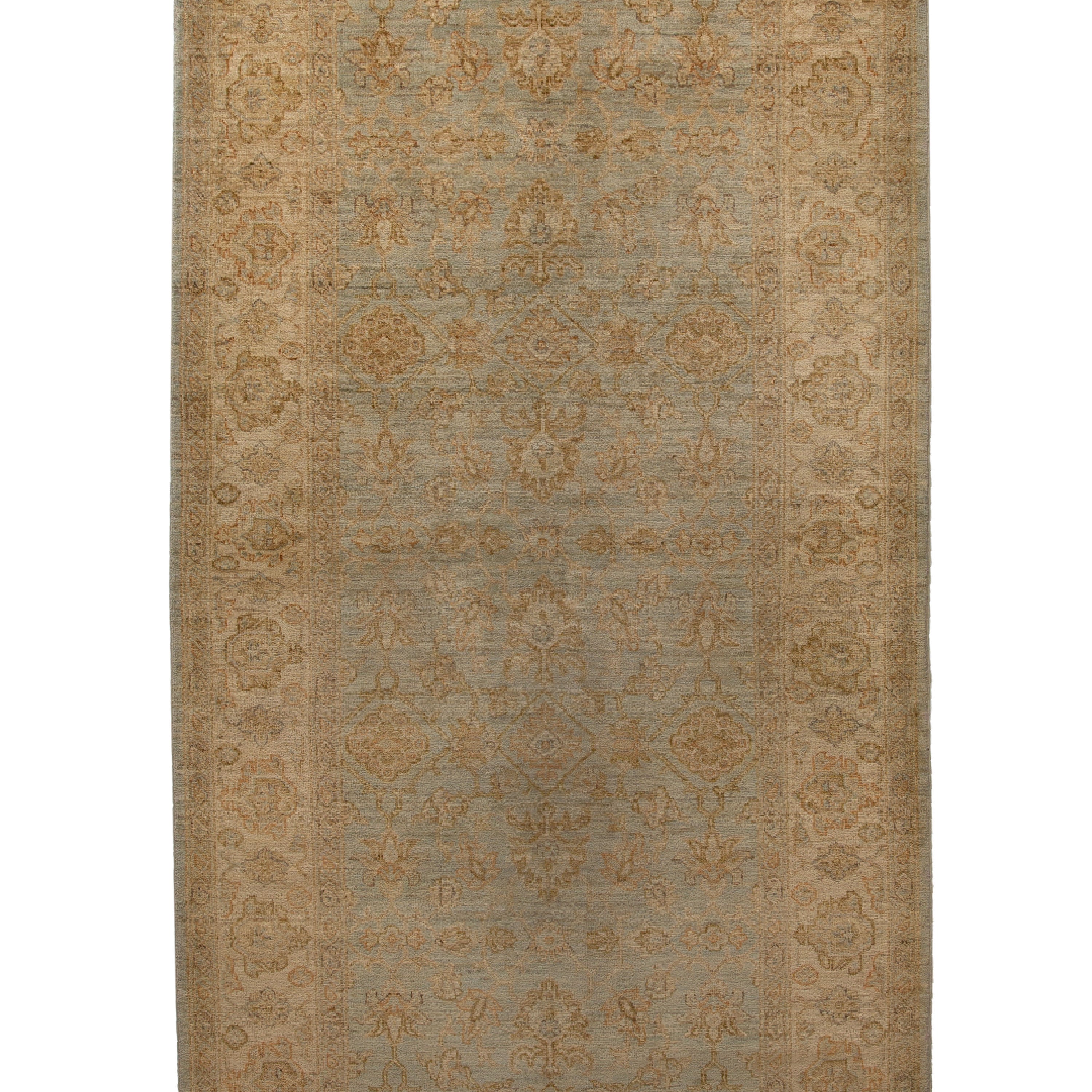 Blue Traditional Wool Runner - 5'1" x 18'7" Default Title