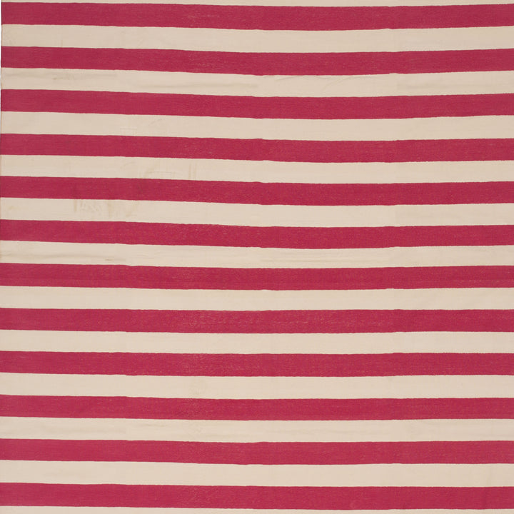 Red Flatweave Cotton Rug - 7'1" x 9'1" Default Title