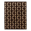 Brown Modern Wool Silk Blend Rug - 8' x 10' Default Title