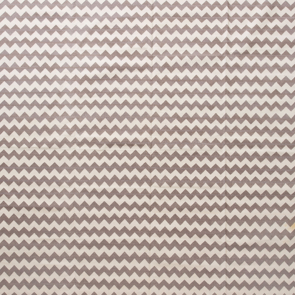 Grey Flatweave Cotton Rug - 7'1" x 9'1" Default Title