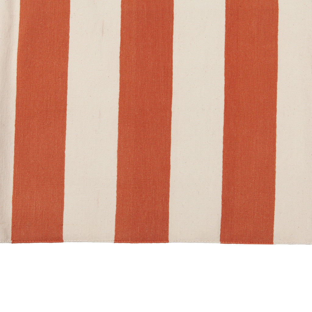 Orange Flatweave Cotton Rug - 8'10" x 11'10" Default Title
