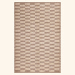 Natural Zameen Contemporary Wool Rug - 6'6" x 9'6"