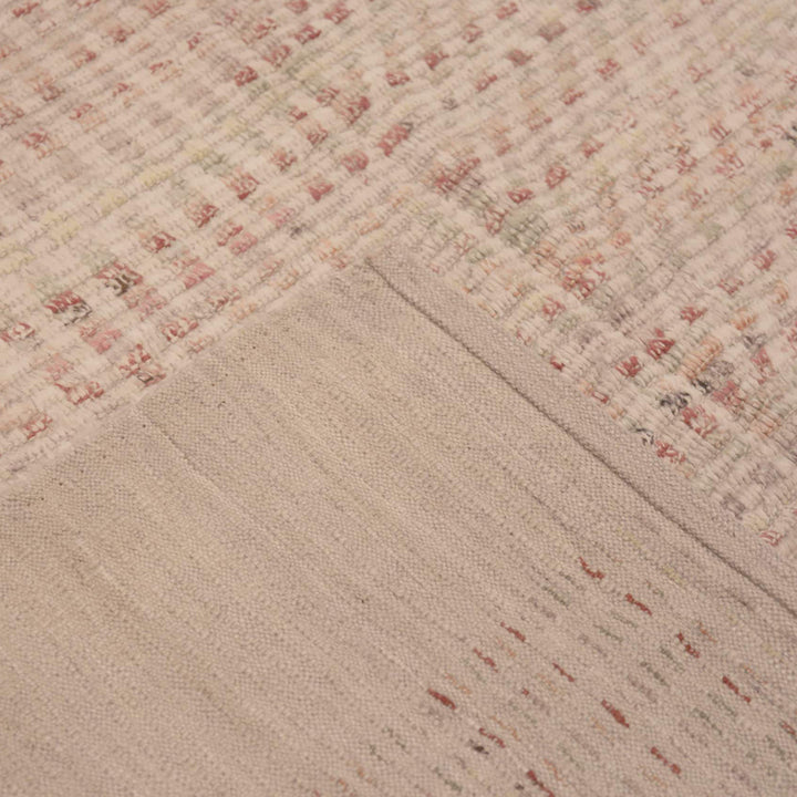 Multicolored Zameen Contemporary Wool Rug - 6'8" x 9'7"