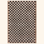 Brown Contemporary Wool Rug - 7'1" x 10'4"