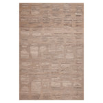 Brown Zameen Contemporary Wool Rug - 7' x 10'4"